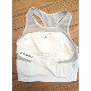 STORELLI WOMENS BODYSHIELD CROP TOP SZ SMALL WHITE